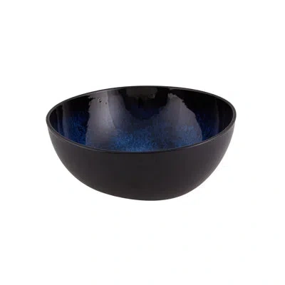 Casa Alegre 70 Fl Oz. Salad Bowl In Blue;black