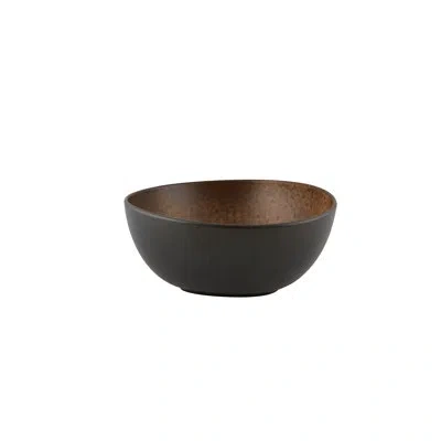 Casa Alegre Amazonia 51 Fl Oz. Salad Bowl In Black;brown