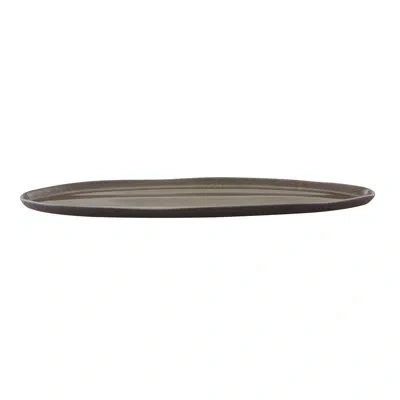 Casa Alegre Amazonia Oval Platter In Brown