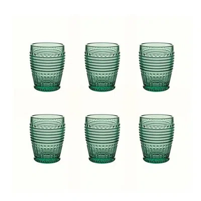 Casa Alegre Campania 13.2 Oz. Drinking Glass In Mint