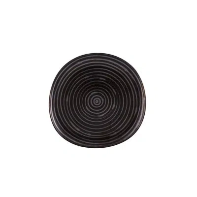 Casa Alegre Exeburant Earthenware/stoneware Charger In Black