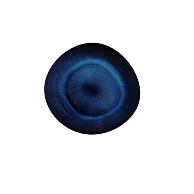 Casa Alegre Floral Scent - Pasta Plate/bowl In Blue;black