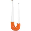 Casa Amarosa Modern U-shape Resin Candle Holder
