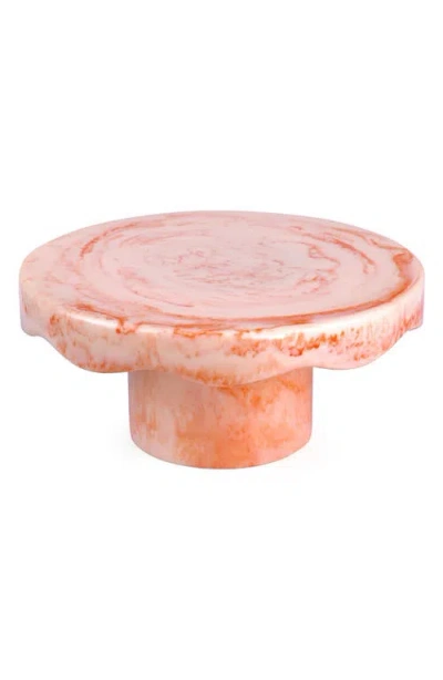 Casa Amarosa Scallop Resin Cake Stand