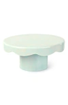 Casa Amarosa Scallop Resin Cake Stand