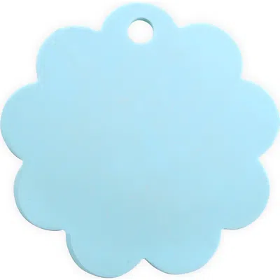 Casa Amarosa Scalloped Resin Cheese & Charcuterie Board In Blue