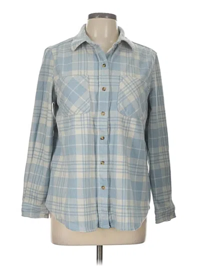 Pre-owned Casa Cabana 3/4 Sleeve Blouse In Blue