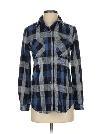 Pre-owned Casa Cabana Long Sleeve Blouse In Blue