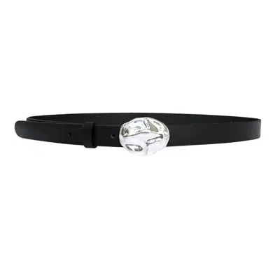 Casa Cala Women's Black / Silver Duna Belt Noir In Multi