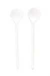 Casa Casa Curated Sculpt Serving Set In White