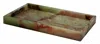Casa Casa Curated Vanity Marble Tray In Whirl Green Onyx