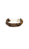 Casa Clara Ash Bracelet Set In Brown