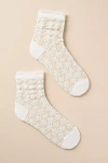 Casa Clara Azalea Sheer Socks In White