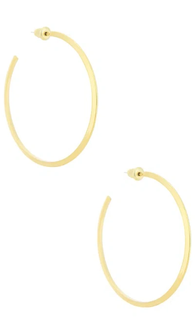 Casa Clara Beau Hoop Earrings In Gold
