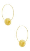 Casa Clara Boheme Hoop Earrings In Gold