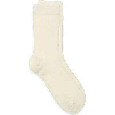 Casa Clara Bow Cotton Quarter Socks In Neutral