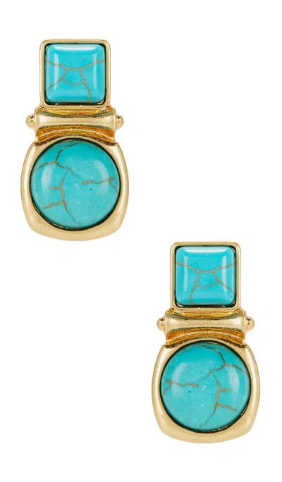 Casa Clara Cala Luna Earrings In Turquoise
