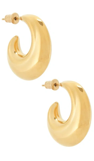 Casa Clara Cliffs Hoop Earrings In Gold