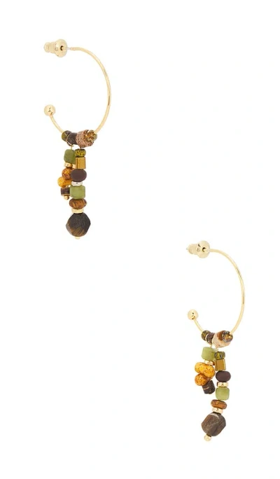 Casa Clara Daisy Drop Earrings In Multi