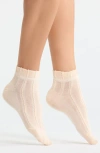 Casa Clara Dylan Crew Socks In Neutral