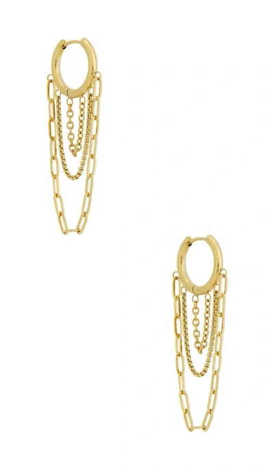 Casa Clara Emilia Statement Earrings In Green