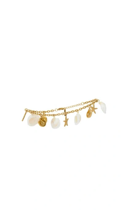 Casa Clara Eva Beach Anklet In Gold