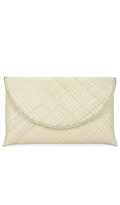 Casa Clara Island Clutch In Rattan