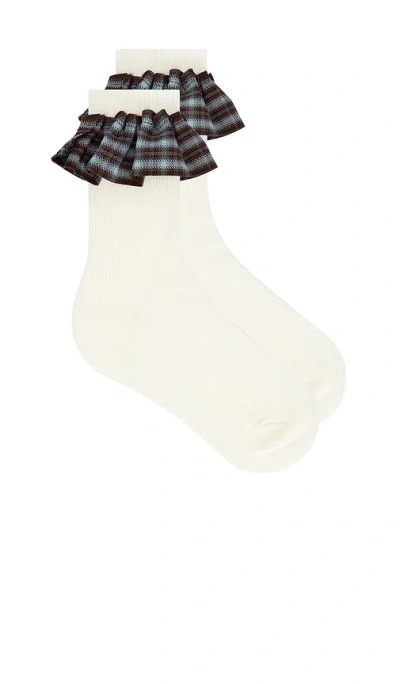 Casa Clara Johnnie Socks In Plaid