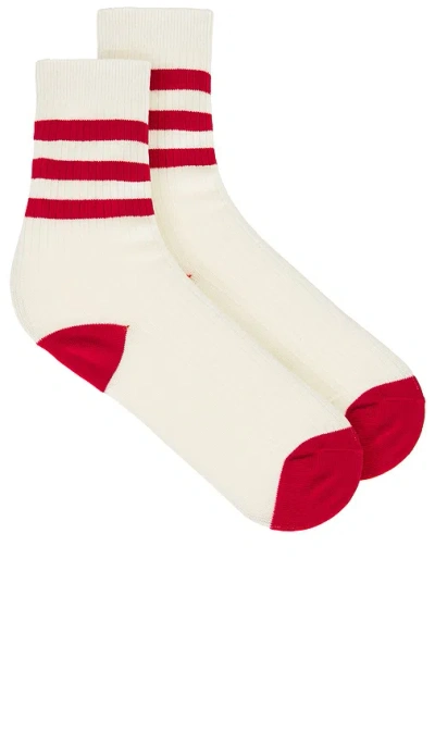 Casa Clara Kenny Sock In Red Stripe