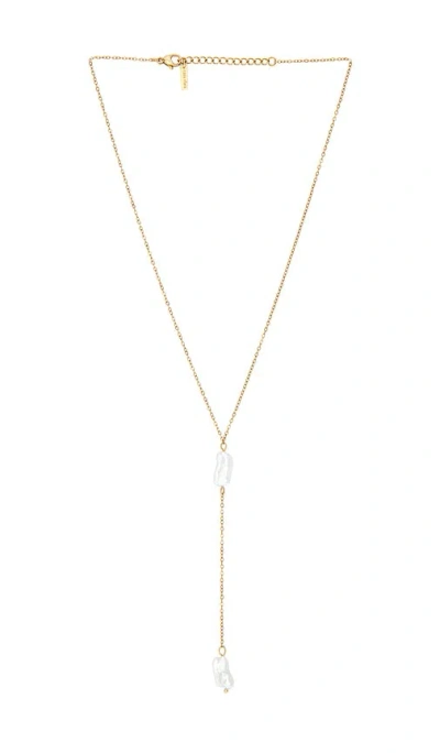 Casa Clara Liliana Lariat Necklace In Gold