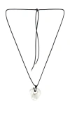 Casa Clara Lina Corded Necklace In Silver