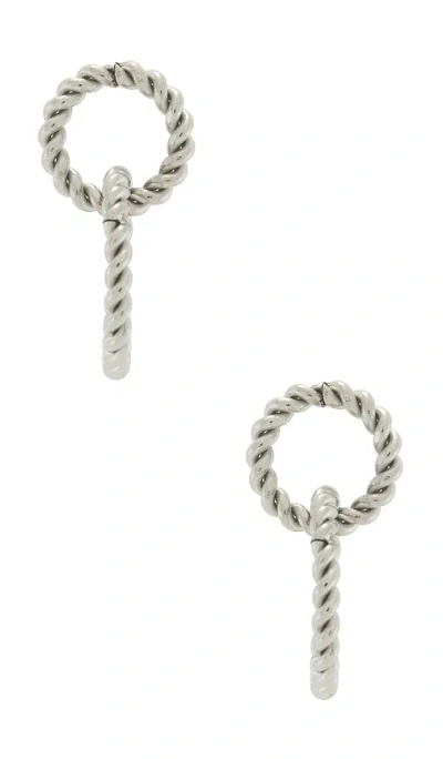 Casa Clara Lune Drop Earrings In Metallic