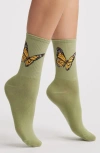 Casa Clara Mariposa Butterfly Crew Socks