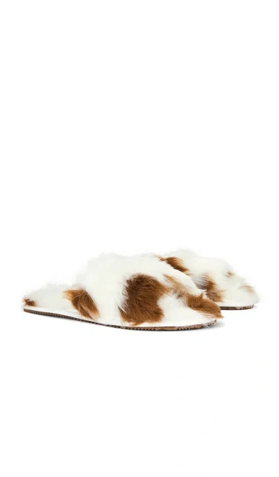 Casa Clara Montana Slippers In Vaqueri Cow