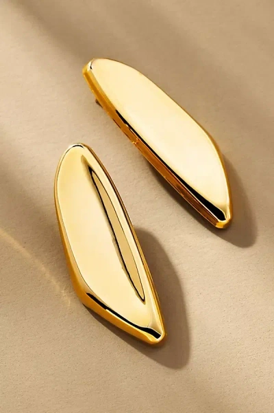 Casa Clara Naia Metal Drop Earrings In Gold