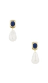 Casa Clara Nel Drop Earrings In White