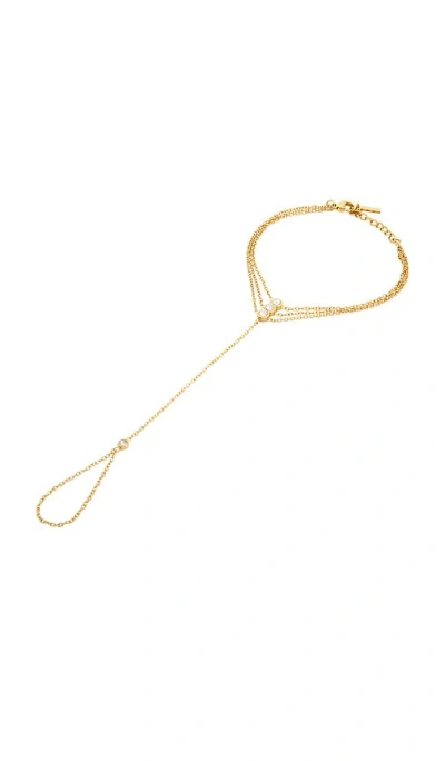 Casa Clara Reese Hand Chain In Gold