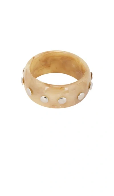 Casa Clara Sable Bangle In Natural Stud