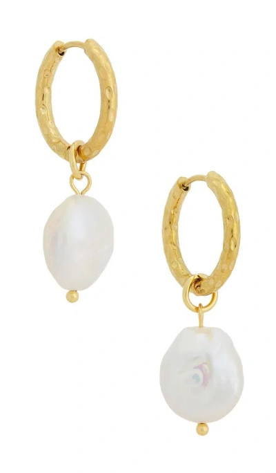 Casa Clara Shylah Drop Earrings In Gold