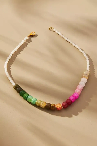 Casa Clara Skye Beaded Necklace In Multicolor