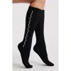Casa Clara Sofia Knee High Socks In Black