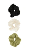 Casa Clara Sway Scrunchies, Set Of 3 In Multi