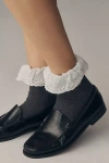 Casa Clara Tabitha Pointelle Ruffle Socks In Multi