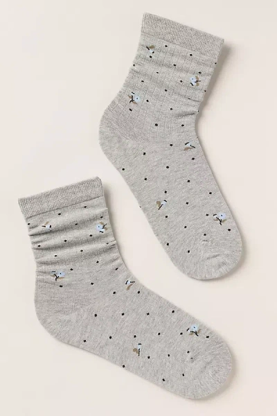 Casa Clara Tawny Trouser Socks In Gray