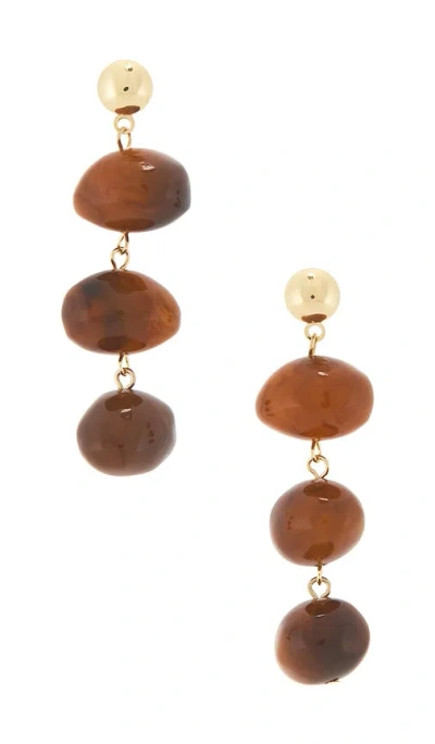 Casa Clara Terra Mar Drop Earrings In Stone