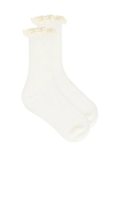 Casa Clara West Socks In Crema