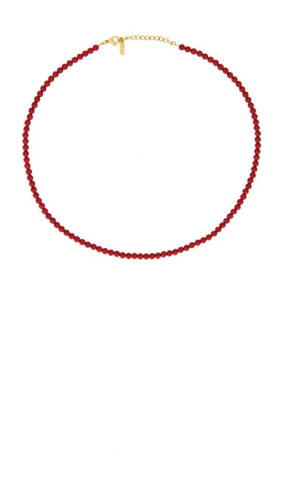 Casa Clara Zara Necklace In Red