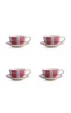 Casa Hermana Frida Purple Tea Set-of-four
