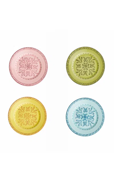 Casa Hermana - Gone Riding Dessert Plates Set-of-four - Multi