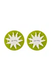 Casa Hermana Soleil Green Dessert Plate Set-of-two